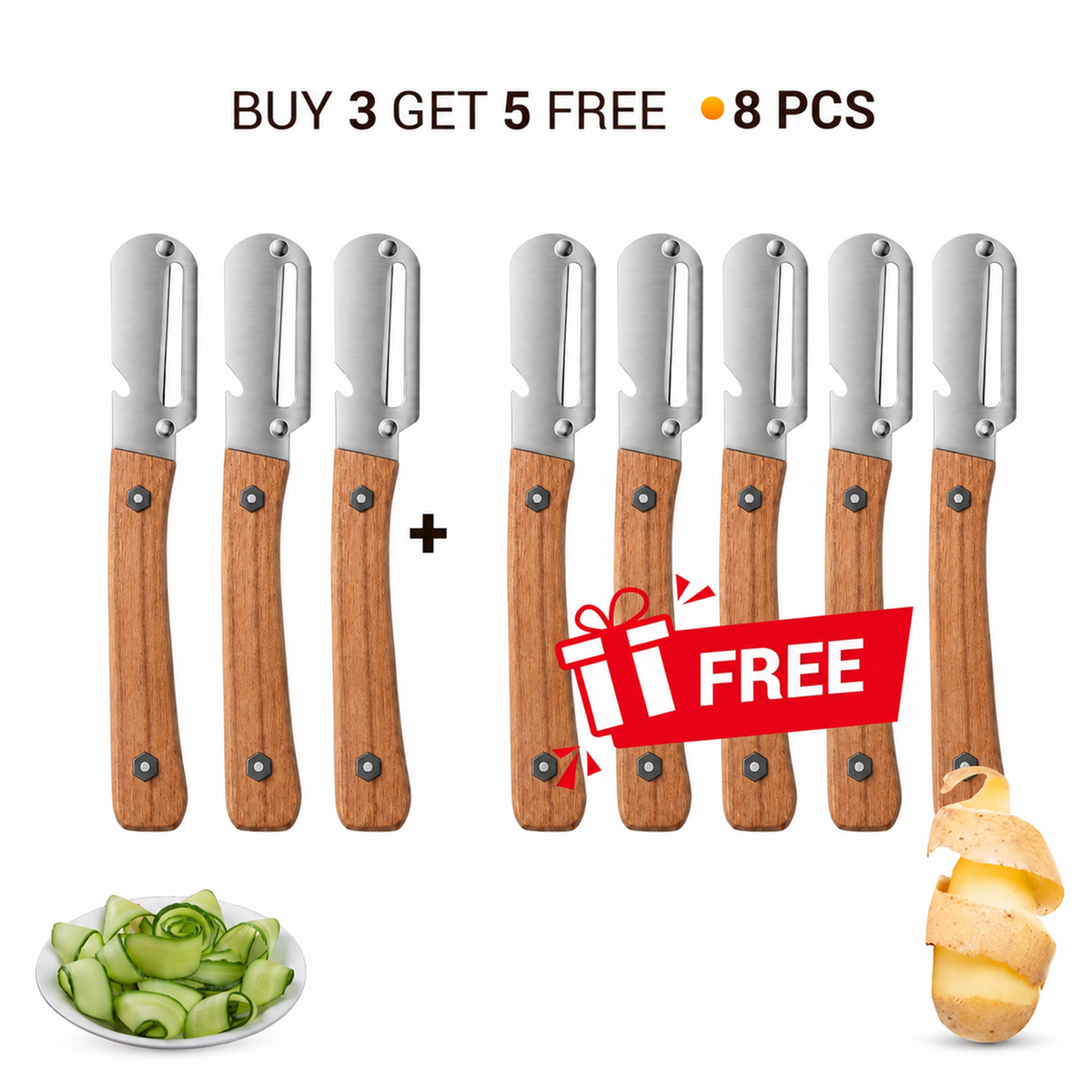 🔥Last Day Buy 1 Get 1 Free! This Kitchen Peeler Makes Prep Easier
