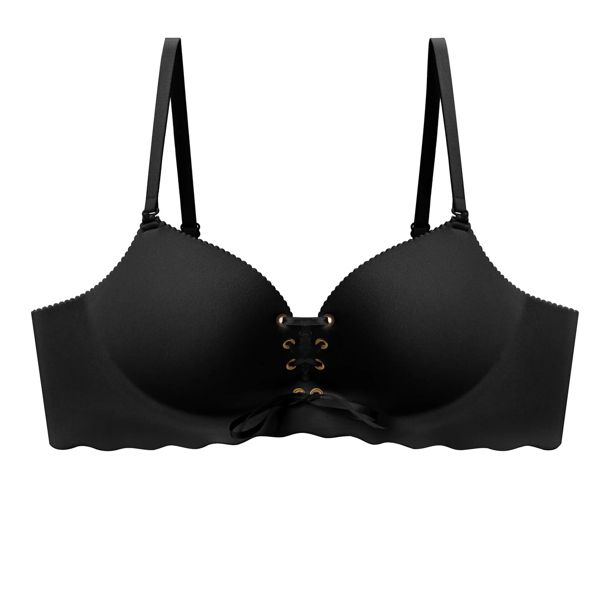 🔥 Selling Fast – 47% OFF 🎁 LOVILDS® Drawstring Push Up Bra – Other Colors SOLD OUT, Black Going Fast!