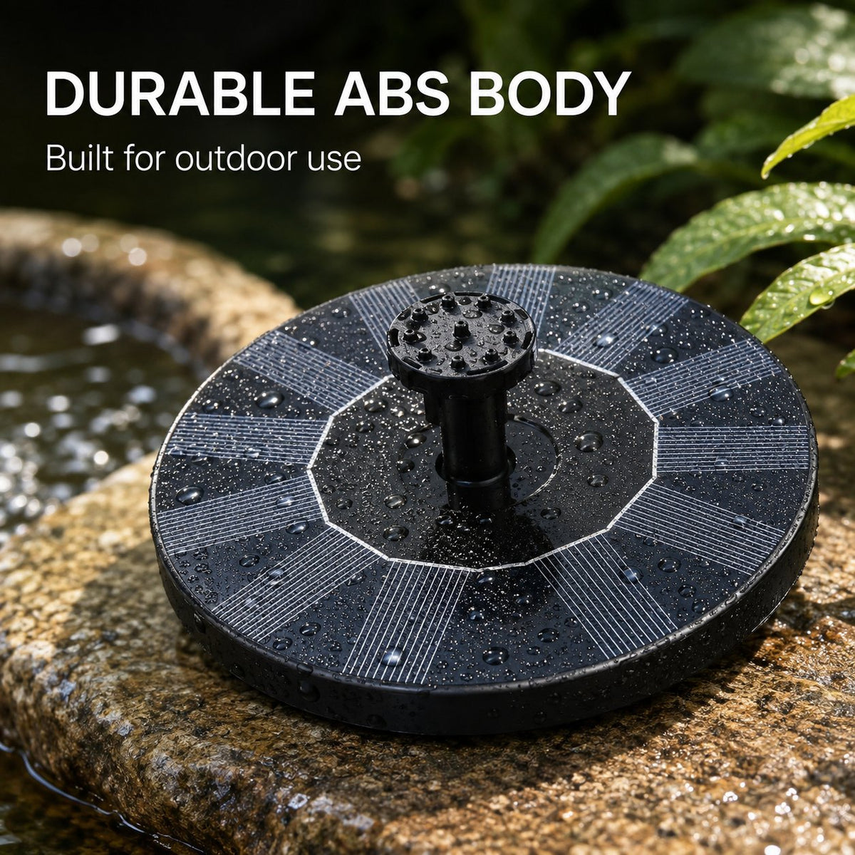 🏆Flash Sale⚡Solar Bath Fountain with 6 Nozzle