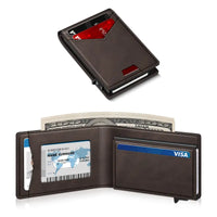 🔥Last Day 20% OFF-🎁2026 New LOVILDS® Men's Minimalist Carbon Fiber Pop-Up Wallet with RFID Blocking