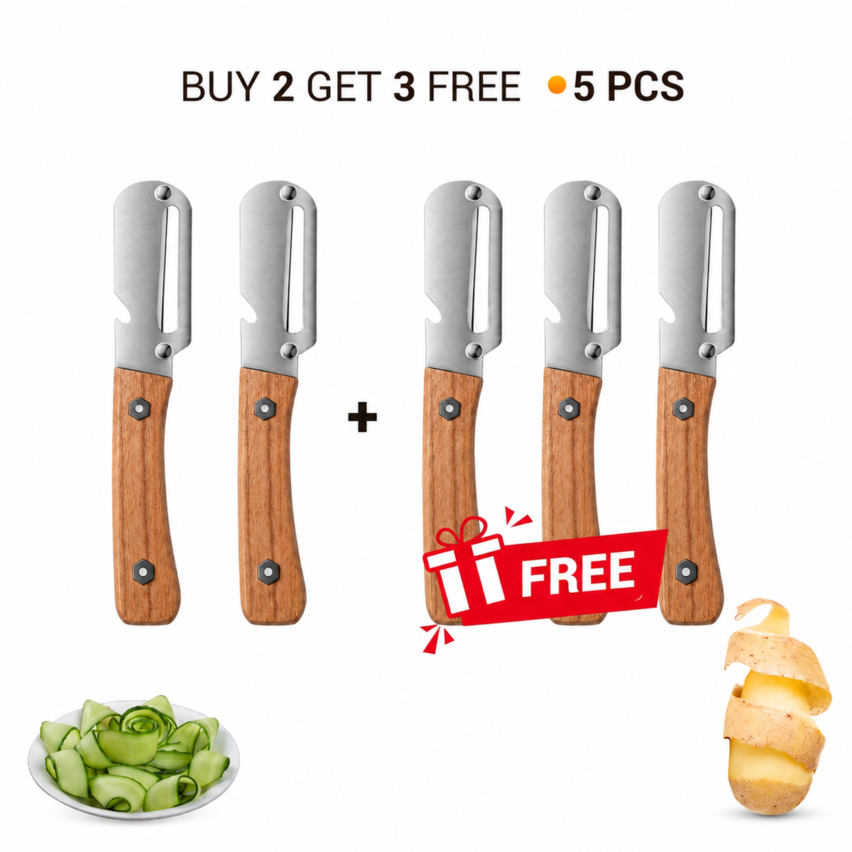 🔥Last Day Buy 1 Get 1 Free! This Kitchen Peeler Makes Prep Easier