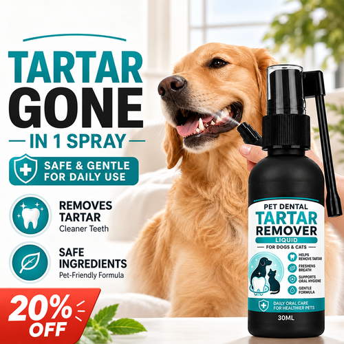 🔥Last Day 20% OFF-🐾 Pet Dental Cleaning Spray for Dogs & Cats – Fresh Breath & Easy Oral Care