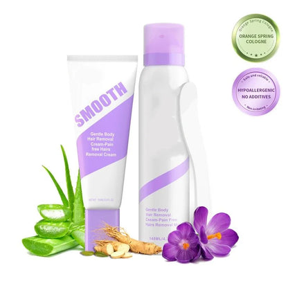 🔥2026 Hot Sale-🎁Gentle Hair Removal Cream & Spray Set