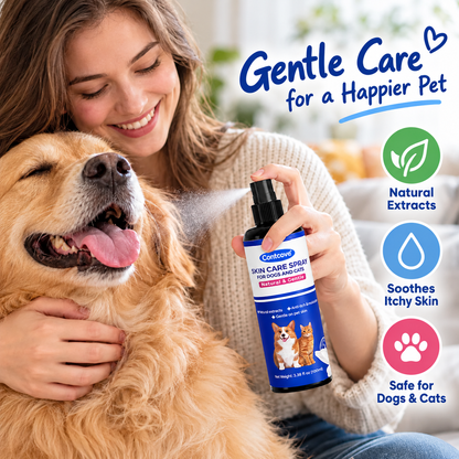 🔥LAST DAY - BUY 1 GET 1 FREE!!🎁 Moisturizing Pet Skin Care Spray for Dogs & Cats