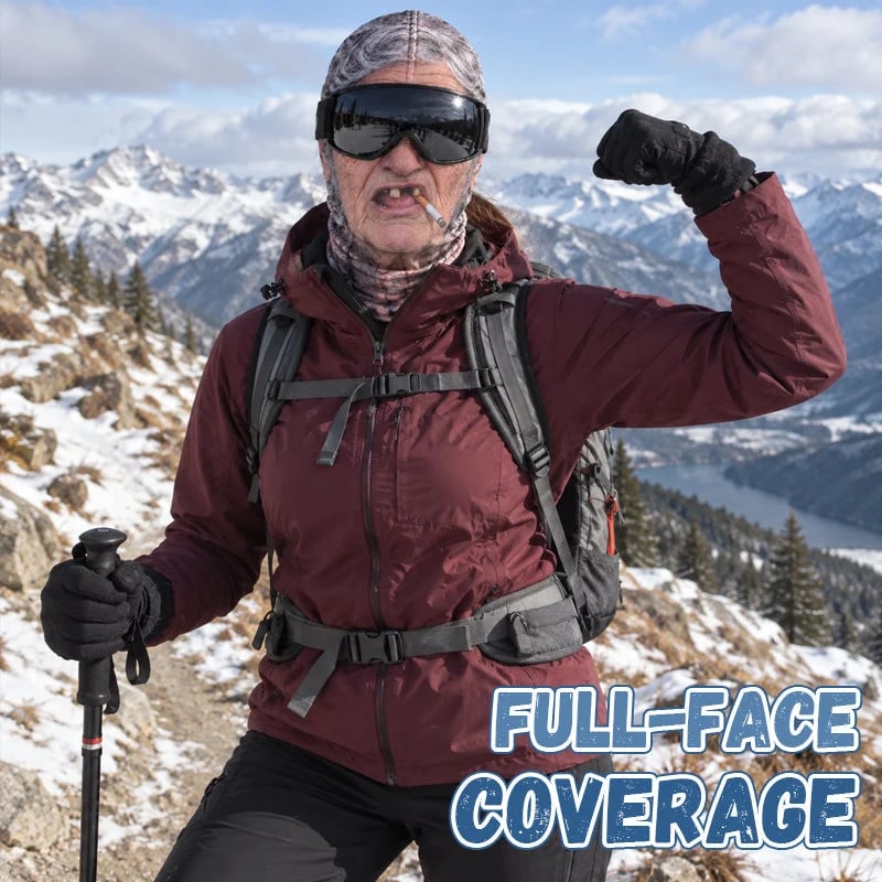 🤣Funny Realistic Face Ski Mask – Winter Thermal Fleece-Lined