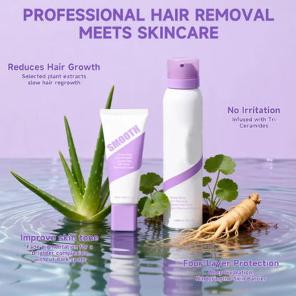 🔥2026 Hot Sale-🎁Gentle Hair Removal Cream & Spray Set