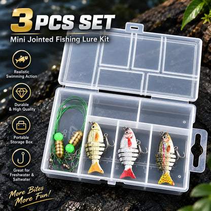 🎣2'' Lifelike Fishing Lures for Freshwater and Saltwate