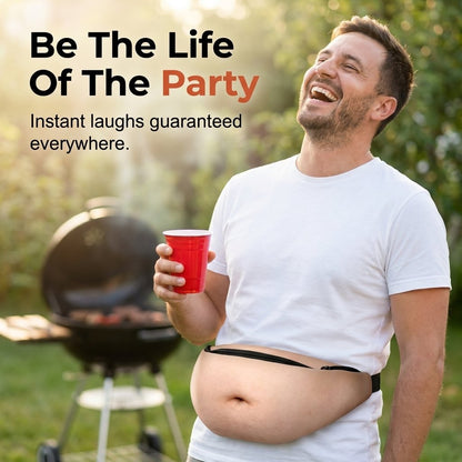 😂 3D Beer Belly Fanny Pack 🎁 – LOVILDS® Hilarious Dad Bag & Funny Gag Gift