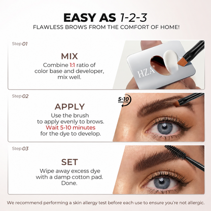 🔥2026 New HZA® Sweat-Proof Eyebrow Tint Kit