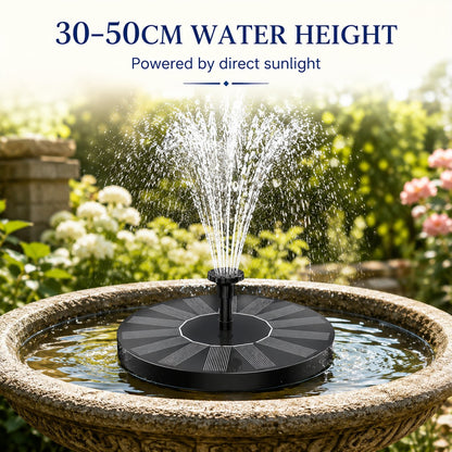 🏆Flash Sale⚡Solar Bath Fountain with 6 Nozzle