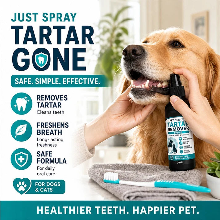 🔥Last Day 20% OFF-🐾 Pet Dental Cleaning Spray for Dogs & Cats – Fresh Breath & Easy Oral Care