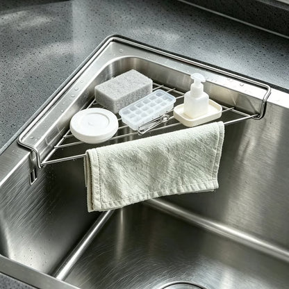 🔥Last Day 57% OFF - Corner Sink Draining Shelf