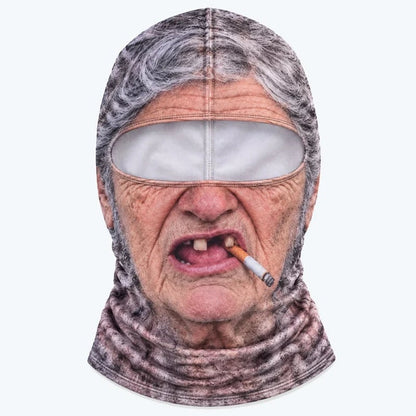 🤣Funny Realistic Face Ski Mask – Winter Thermal Fleece-Lined
