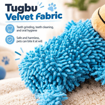 🐶 2026 New Contcove® Squeaky Dog Plush Toy – Chew, Play & Help Clean Teeth! 🦷