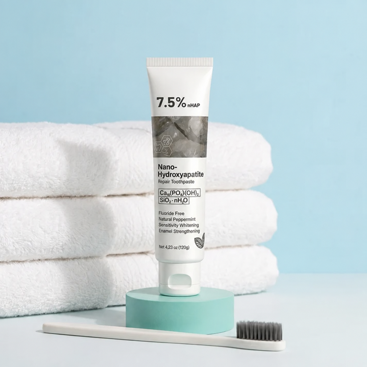 🔥LIMITED TIME OFFER — BUY 1, GET 1 FREE!-🎁 Nano (n-Ha) Toothpaste – 7.5% Nano-Hydroxyapatite