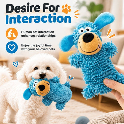 🐶 2026 New Contcove® Squeaky Dog Plush Toy – Chew, Play & Help Clean Teeth! 🦷