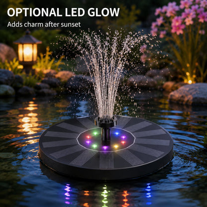 🏆Flash Sale⚡Solar Bath Fountain with 6 Nozzle