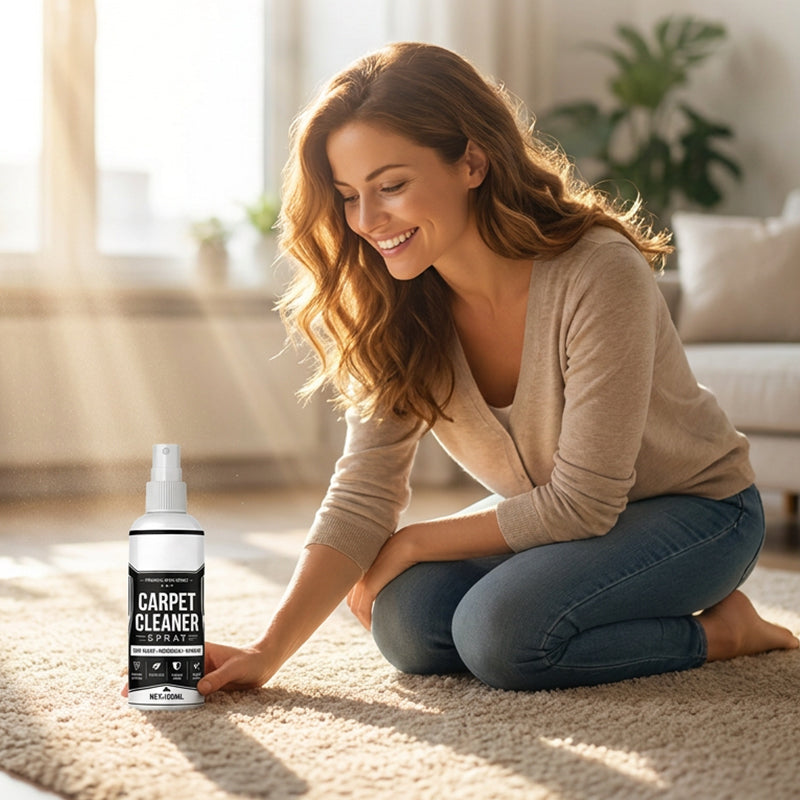 ✨ Deep Cleaning Carpet Spray 🧼 Tough Stain & Odor Cleaner for Rugs & Upholstery