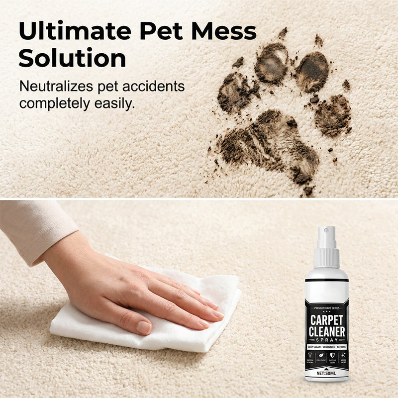 ✨ Deep Cleaning Carpet Spray 🧼 Tough Stain & Odor Cleaner for Rugs & Upholstery